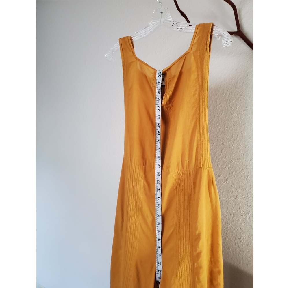 Made Well pull-on cotton casual jumpsuit key hole neck